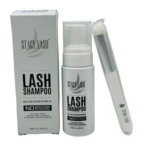 Big Eyelash Extension Shampoo 50ml + Brush / Eyelid Foaming Cleanser, exp:4/26